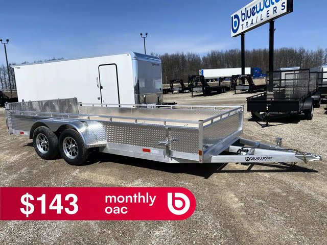 2026 TANDEM AXLE ALUMINUM UTILITY TRAILER remorque - utilitaire