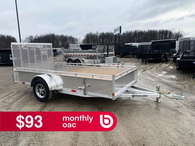 2026 Canadian Mennonite Built SINGLE AXLE ALUMINUM UTILITY TRAILER remorque - utilitaire