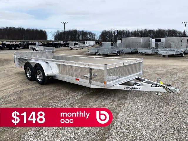 2026 Canadian Mennonite Built TANDEM AXLE ALUMINUM UTILITY TRAILER remorque - utilitaire