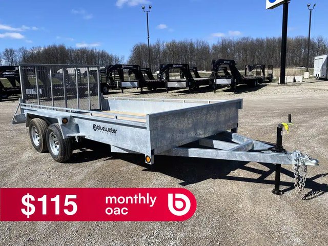 2026 Advantage GENERAL GALVANIZED LANDSCAPER Trailer