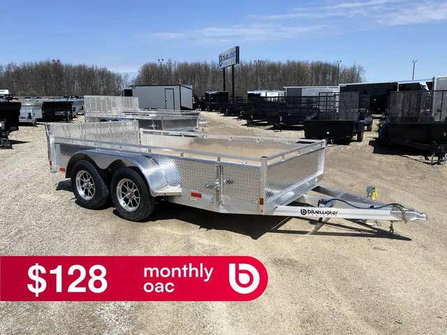 2026 Canadian Mennonite Built TANDEM AXLE ALUMINUM UTILITY TRAILER remorque - utilitaire