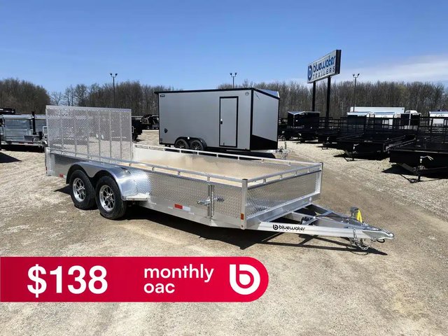 2026 Canadian Mennonite Built TANDEM AXLE ALUMINUM UTILITY TRAILER remorque - utilitaire