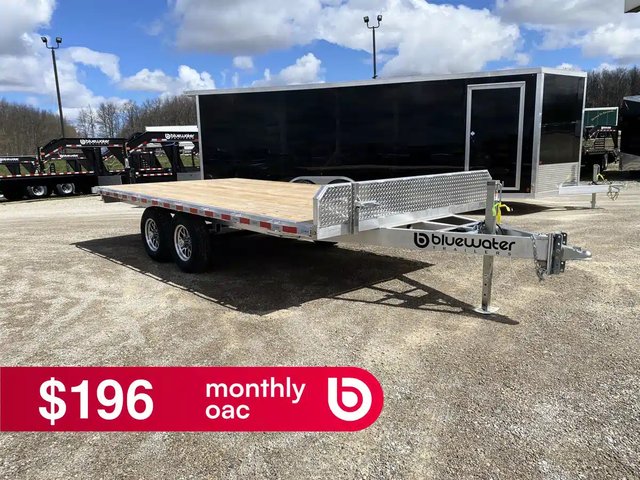 2026 Canadian Mennonite Built TANDEM AXLE ALUMINUM DECK OVER Remorque - Plateforme