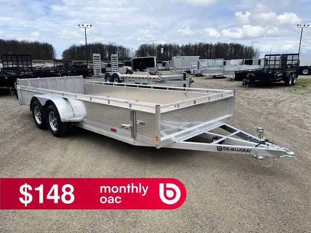 2026 Canadian Mennonite Built TANDEM AXLE ALUMINUM UTILITY TRAILER remorque - utilitaire