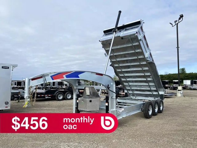 2026 K-Trail GALVANIZED GOOSENECK EXPERT DUMP SERIES TRAILER Remorque - Plateforme
