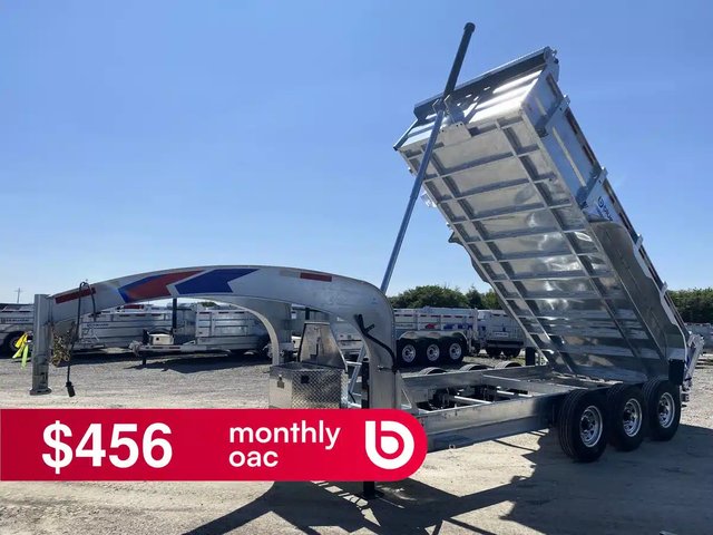 2026 K-Trail GALVANIZED GOOSENECK EXPERT DUMP SERIES TRAILER Remorque - Plateforme