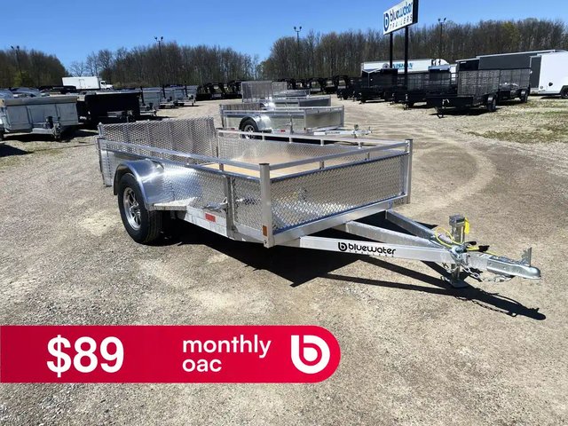 2026 Canadian Mennonite Built Single Axle Aluminum Utility Trailer remorque - utilitaire