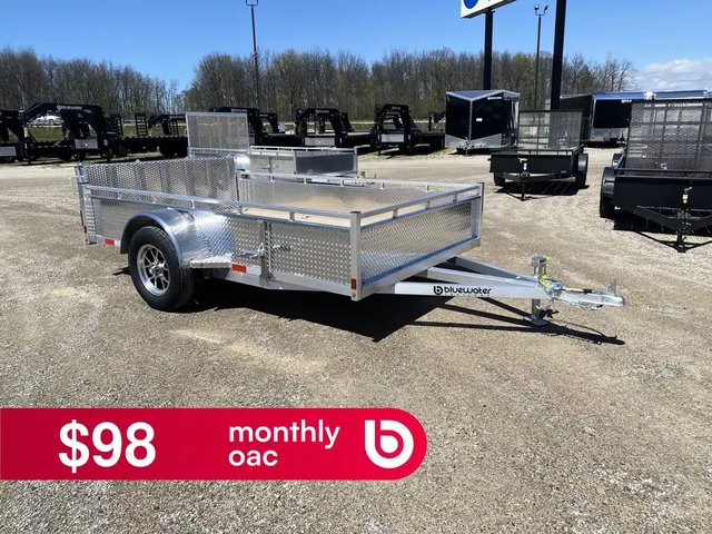 2026 Canadian Mennonite Built Single Axle Aluminum Utility Trailer remorque - utilitaire