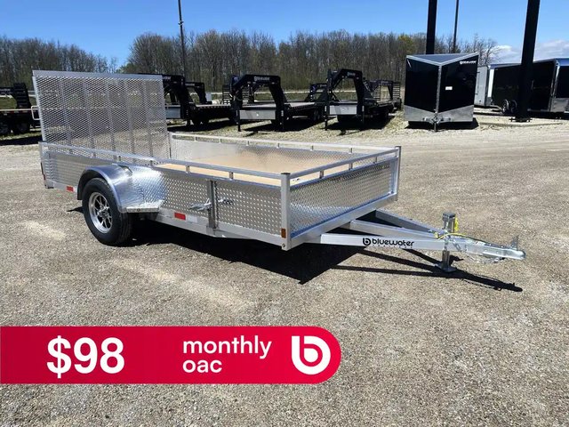 2026 Canadian Mennonite Built Single Axle Aluminum Utility Trailer remorque - utilitaire