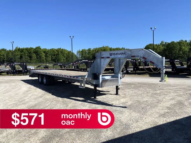 2026 Canada Trailers Galvanized Premium Gooseneck Trailer 25,920 lbs. GVWR Remorque - Plateforme