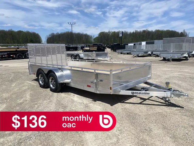 2026 Canadian Mennonite Built Tandem Axle Aluminum Utility Trailer remorque - utilitaire