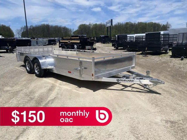 2026 Canadian Mennonite Built Tandem Axle Aluminum Utility Trailer remorque - utilitaire
