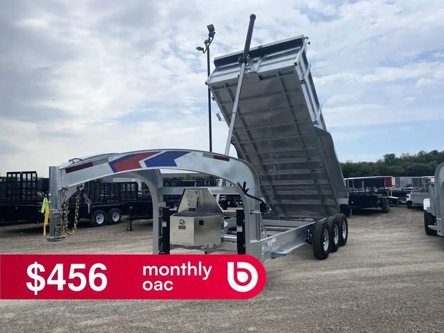 2026 K-Trail GALVANIZED GOOSENECK EXPERT DUMP SERIES TRAILER Remorque - Plateforme