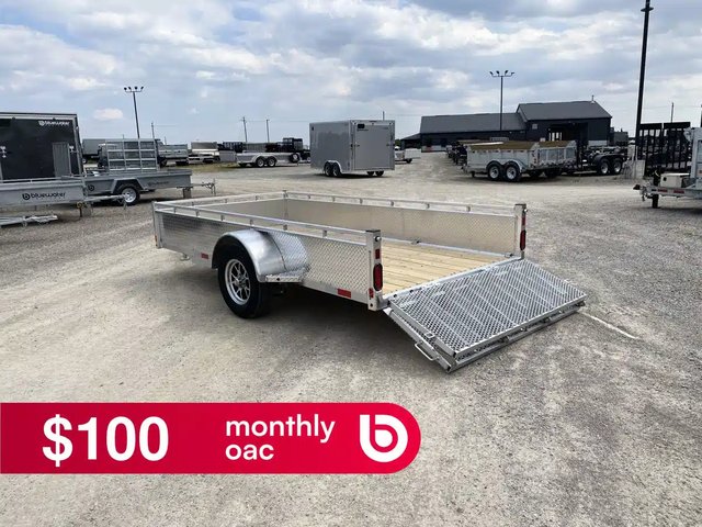 2026 Canadian Mennonite Built Single Axle Aluminum Utility Trailer remorque - utilitaire