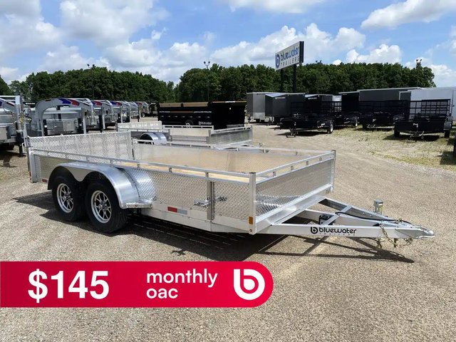 2027 Canadian Mennonite Built Tandem Axle Aluminum Utility Trailer remorque - utilitaire