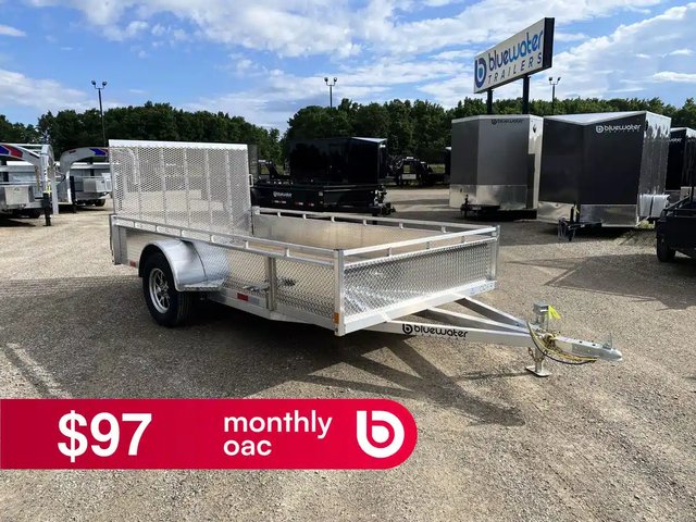 2027 Canadian Mennonite Built Single Axle Aluminum Utility Trailer remorque - utilitaire