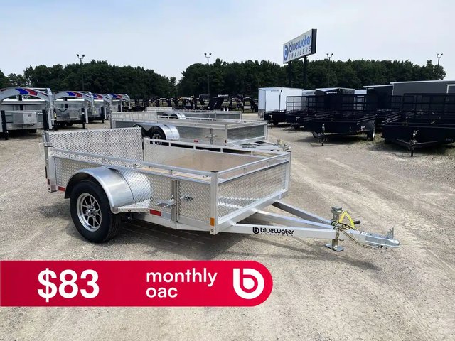 2027 Canadian Mennonite Built Single Axle Aluminum Utility Trailer remorque - utilitaire