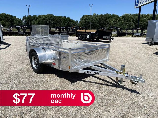 2026 Canadian Mennonite Built Single Axle Aluminum Utility Trailer remorque - utilitaire