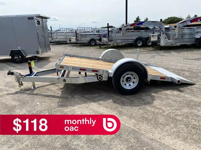 2027 Canada Trailers Galvanized Single Axle Gravity Tilt Trailers 7,000 lbs. GVWR Remorque - Plateforme basculante