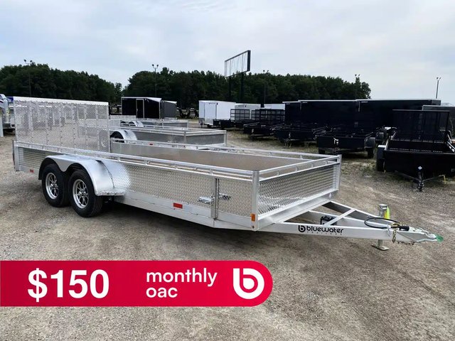 2027 Canadian Mennonite Built Tandem Axle Aluminum Utility Trailer remorque - utilitaire