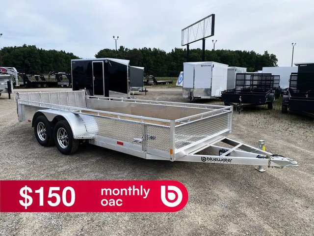 2027 Canadian Mennonite Built Tandem Axle Aluminum Utility Trailer remorque - utilitaire