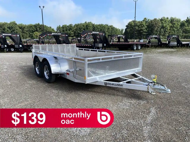 2027 Canadian Mennonite Built Tandem Axle Aluminum Utility Trailer remorque - utilitaire