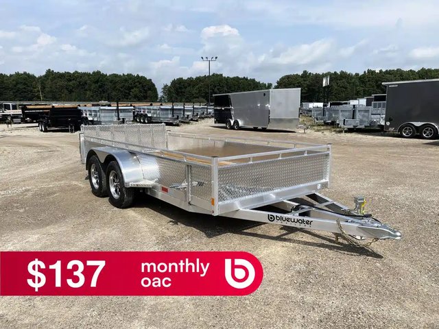 2027 Canadian Mennonite Built Tandem Axle Aluminum Utility Trailer remorque - utilitaire