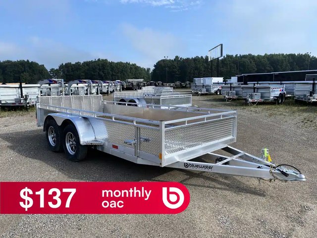 2027 Canadian Mennonite Built Tandem Axle Aluminum Utility Trailer remorque - utilitaire