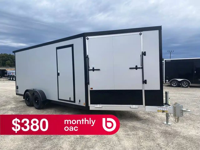 2027 Canadian Mennonite Built Aluminum Snowmobile Trailer Remorque - Motoneige
