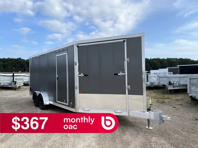 2027 Canadian Mennonite Built Aluminum Snowmobile Trailer Remorque - Motoneige