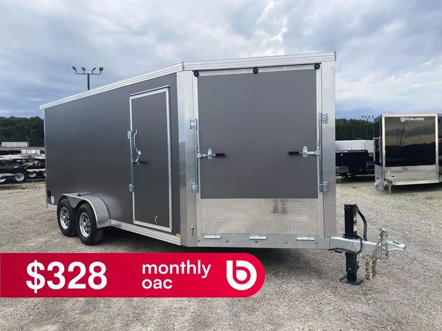 2027 North Cargo Shield Galvanized Snowmobile Trailer Remorque - Motoneige