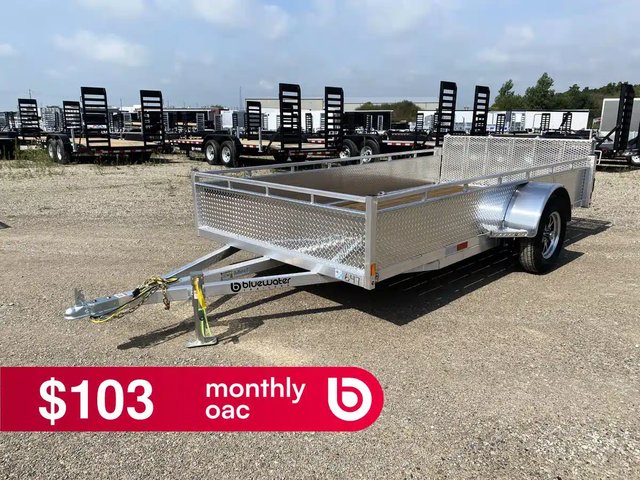 2027 Canadian Mennonite Built Single Axle Aluminum Utility Trailer remorque - utilitaire