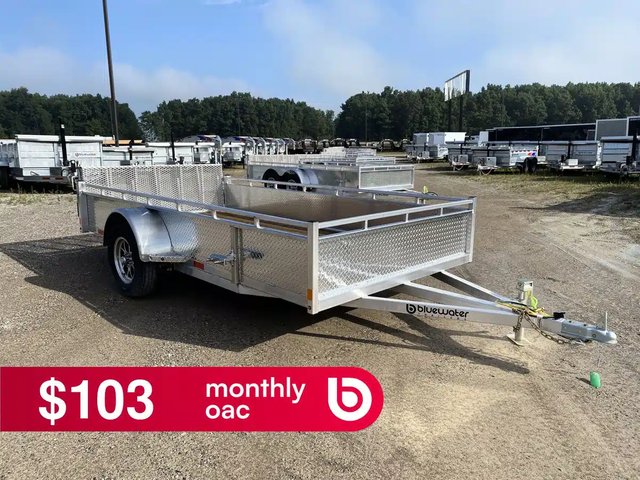 2027 Canadian Mennonite Built Single Axle Aluminum Utility Trailer remorque - utilitaire