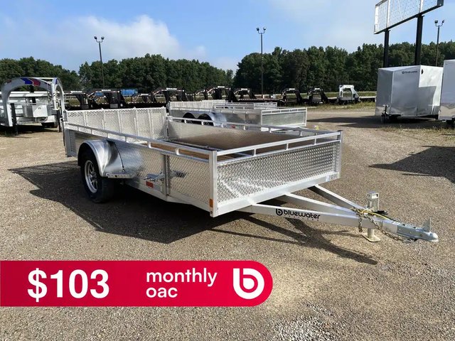2027 Canadian Mennonite Built Single Axle Aluminum Utility Trailer remorque - utilitaire