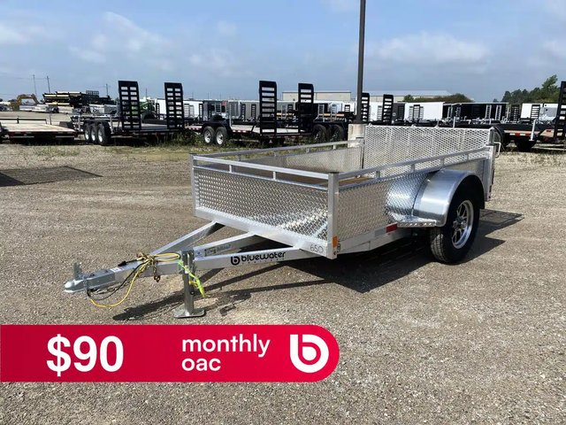 2027 Canadian Mennonite Built Single Axle Aluminum Utility Trailer remorque - utilitaire