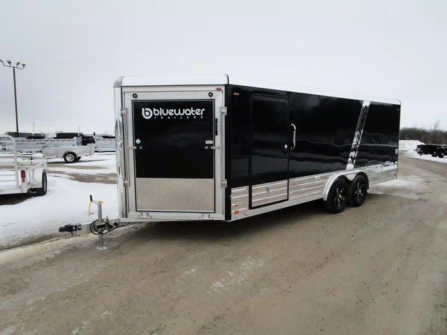 2027 Legend ALUMINUM DELUXE V-NOSE SNOWMOBILE TRAILER Remorque - Motoneige