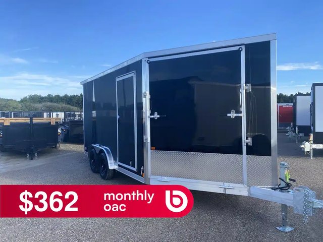 2027 Canadian Mennonite Built Aluminum 7.5' Snowmobile Trailer Remorque - Motoneige