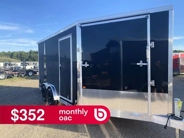 2027 Canadian Mennonite Built Aluminum 7.5' Snowmobile Trailer Remorque - Motoneige