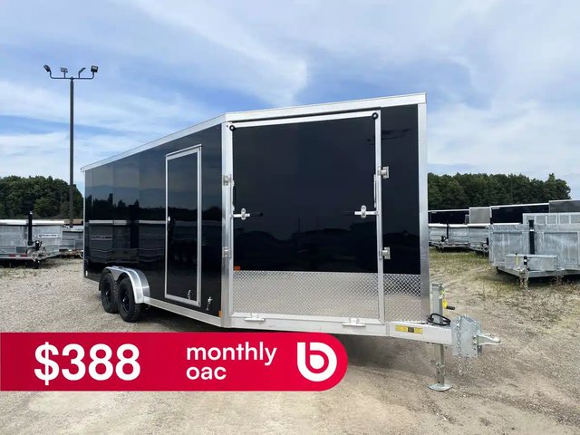 2027 Canadian Mennonite Built Aluminum 7.5' Snowmobile Trailer Remorque - Motoneige