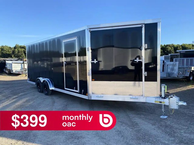 2027 Canadian Mennonite Built Aluminum 7.5' Snowmobile Trailer Remorque - Motoneige