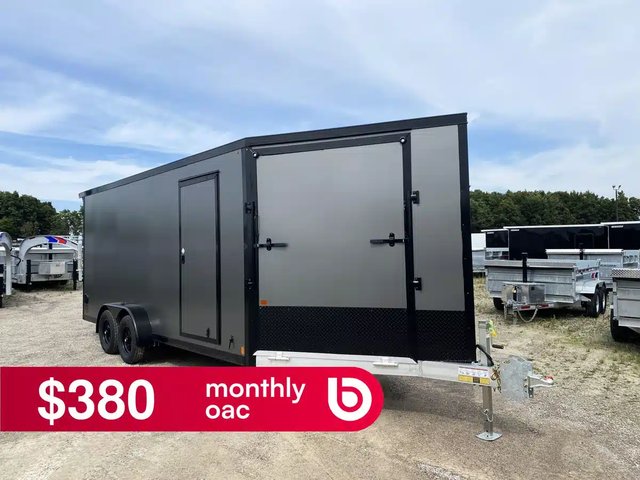 2027 Canadian Mennonite Built Aluminum Snowmobile Trailer Remorque - Motoneige