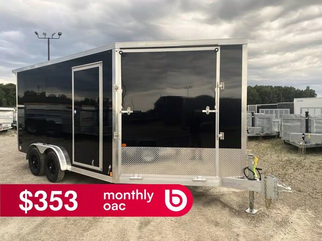 2027 Canadian Mennonite Built Aluminum 7.5' Snowmobile Trailer Remorque - Motoneige
