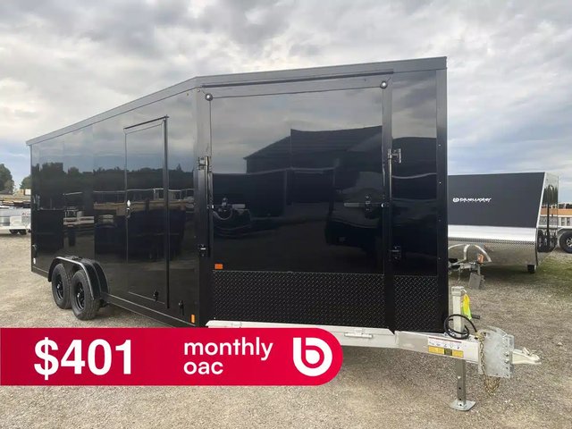 2027 Canadian Mennonite Built Aluminum 7.5' Snowmobile Trailer Remorque - Motoneige