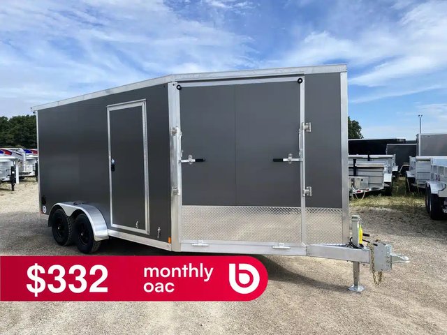 2027 Canadian Mennonite Built Aluminum Snowmobile Trailer Remorque - Motoneige