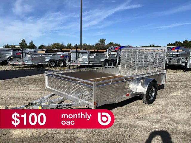 2027 Canadian Mennonite Built Single Axle Aluminum Utility Trailer remorque - utilitaire