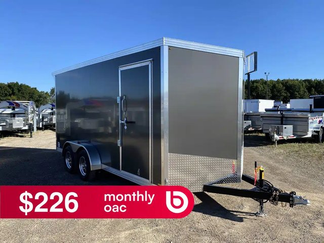 2027 North Cargo Forge Steel Enclosed Trailer Remorque fermée