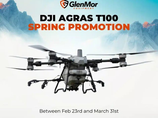 2025 DJI Agras T100 Drone spring promotion Drone