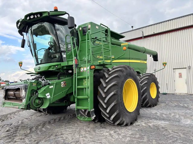 2014 John Deere S680, 735FD ET 1293 Batteuse