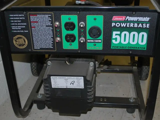 Coleman 5000 WATT Génératrice