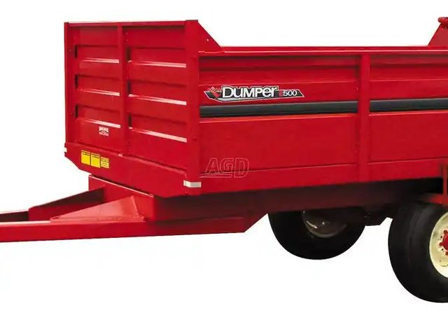 John BM Mfg Ltd. S-500 Mighty Dumper Remorque - Benne